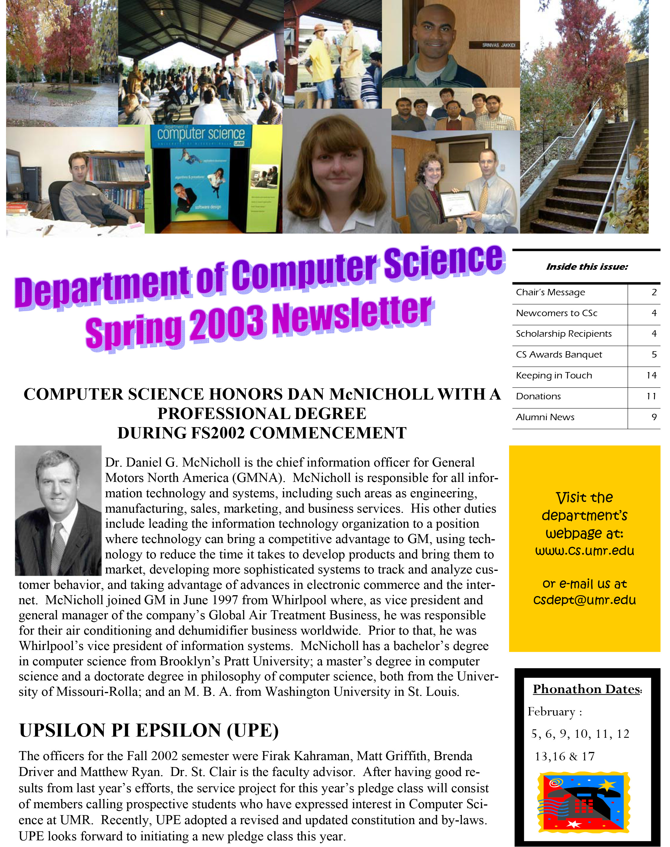 2003 CS Newsletter